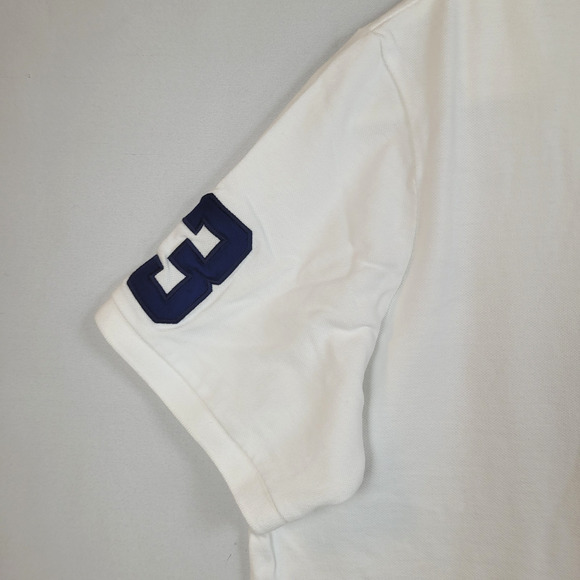 Polo Ralph Lauren Men’s Three Pony Polo Shirt Buttons White Size XL Classic Fit - Picture 3 of 9